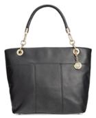 Tommy Hilfiger Pebble Leather Top-zip Tote