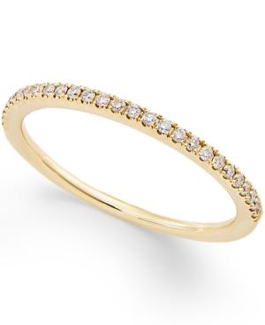 Diamond Pave Ring (1/8 Ct. T.w.) In 14k Yellow Gold