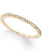Diamond Pave Ring (1/8 Ct. T.w.) In 14k Yellow Gold