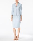 Le Suit Shawl-collar Cross-dyed Skirt Suit
