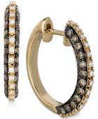 Le Vian Chocolatier Diamond (1 Ct. T.w.) Hoop Earrings In 14k Gold