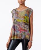 Rachel Rachel Roy Graffiti-print T-shirt, Only At Macy's