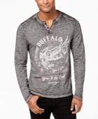 Buffalo David Bitton Men's Washed-look Henley