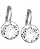 Swarovski Rhodium-plated Crystal Drop Earrings