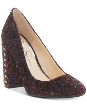 Jessica Simpson Bainer Block-heel Pumps Women's Shoes