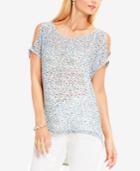 Two By Vince High-low Cold-shoulder Top