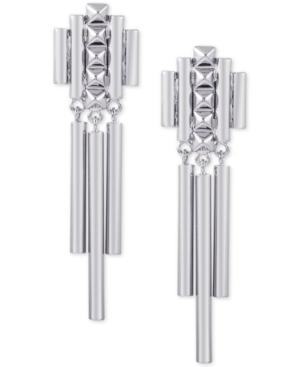 French Connection Silver-tone Linear Earrings