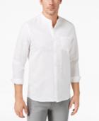Calvin Klein Men's Band-collar Shirt