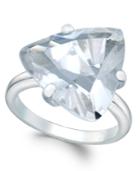 Charter Club Silver-tone Trillion Crystal Solitaire Ring, Only At Macy's