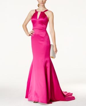 Adrianna Papell Sleeveless Satin Mermaid Gown