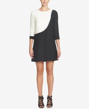 Cece Ellie Colorblocked Shift Dress