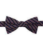 Tommy Hilfiger Men's Small Stripe To-tie Bow Tie