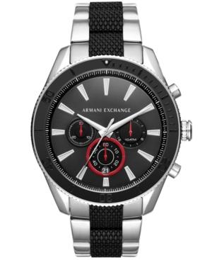 Ax Armani Exchange Men's Chronograph Two-tone Stainless Steel Bracelet Watch 46mm