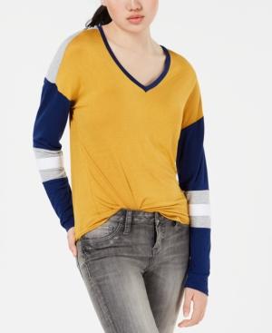 Ultra Flirt By Ikeddi Juniors' Colorblocked Football T-shirt