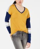 Ultra Flirt By Ikeddi Juniors' Colorblocked Football T-shirt