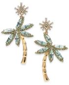 Kate Spade New York 14k Gold-plated Palm Tree Drop Earrings