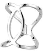 Sarah Chloe Polished Curved Statement Ring