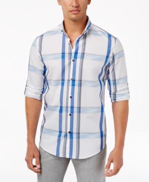 Alfani Men's Sarason Plaid Shirt, Only At Macy's