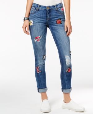 Kut From The Kloth Catherine Patched Cropped Jeans