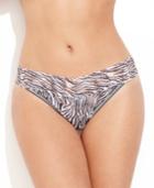 Hanky Panky Zebra Original Rise Thong 441184 Women's Shoes