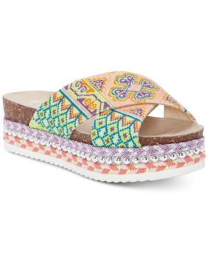 Jessica Simpson Shanny Flatform Slide Sandals Women's Shoes