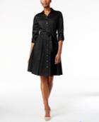Charter Club Fit & Flare Shirt Dress, Only At Macy's
