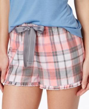 Jenni By Jennifer Moore Ruffle-hem Boxer Shorts, Only At Macy's