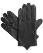 Isotoner Men's Smooth Leather Smartouch Gloves