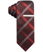 Alfani Holland Grid Skinny Tie, Only At Macy's