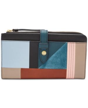 Fossil Fiona Patchwork Tab Wallet