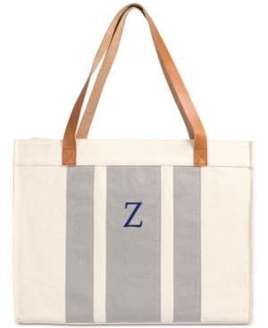 Cathy's Concepts Personalized Gray Stitched Tote