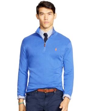 Polo Ralph Lauren Men's Half-zip Pima Sweater
