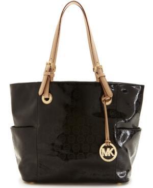 Michael Michael Kors Signature Patent East West Tote