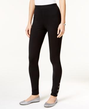 Style & Co. Studded Skinny Leggings, Only At Macy's