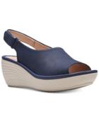 Clarks Collection Women's Reedly Shania Wedge Sandals Women's Shoes