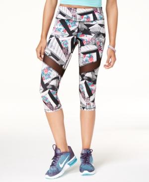 Material Girl Active Juniors' Illusion Capri Leggings, Created For Macy's