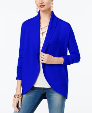 I.n.c. Curved-hem Cardigan, Created For Macy's