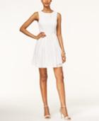 Cece By Cynthia Steffe Eyelet Fit & Flare Dress