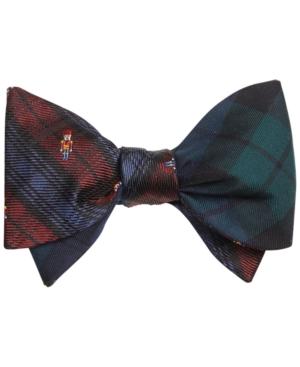 Brooks Brothers Men's Reversible Nutcracker & Black Watch To-tie Bow Tie