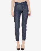 Guess 1981 Grommet Lace-up Skinny Jeans