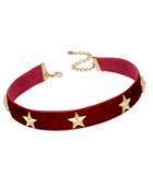 M. Haskell For Inc International Concepts Gold-tone Velvet Stars Choker Necklace, Only At Macy's