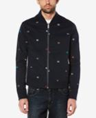 Original Penguin Men's Reversible Embroidered Bomber Jacket