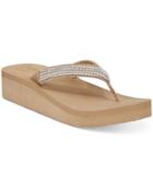 Callisto St. Barth Thong Wedge Sandals Women's Shoes