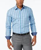 Tasso Elba Men's Plaid Long-sleeve Shirt, Classic Fit