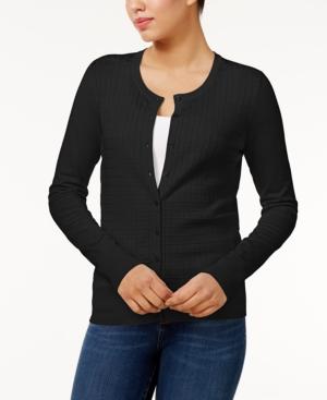 Charter Club Textured Cardigan, Created For Macy's