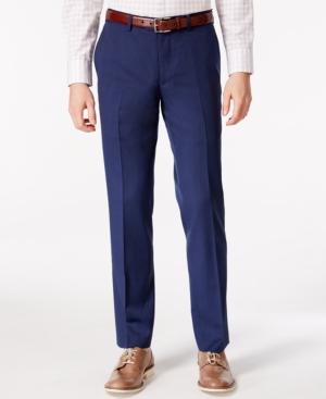 Bar Iii Cobalt Blue Slim-fit Pants, Created For Macy's