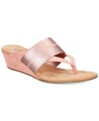 Alfani Women's Viiva Slip-on Wedge Sandals, Created For Macy's Women's Shoes