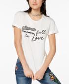 Almost Famous Juniors' Embellished T-shirt