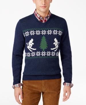 Tommy Hilfiger Men's Saul Ski V-neck Sweater