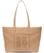 Dkny Tilly Stacked Logo Top Zip Tote, Created For Macy's